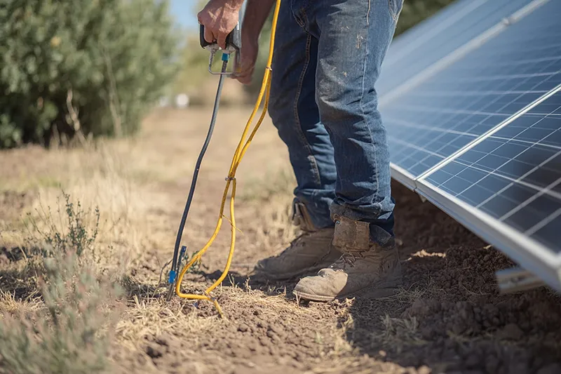 aarding zonnepanelen