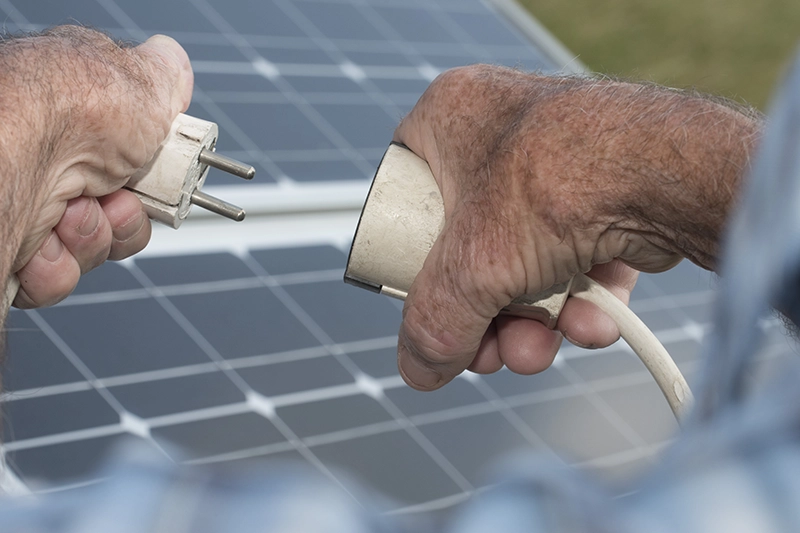 zonnepanelen met stekker